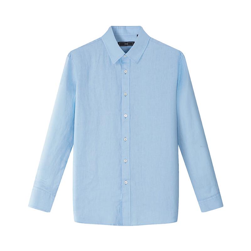 EMZ Men s Wrinkle-Resistant Linen Blend Shirt 2XL/54