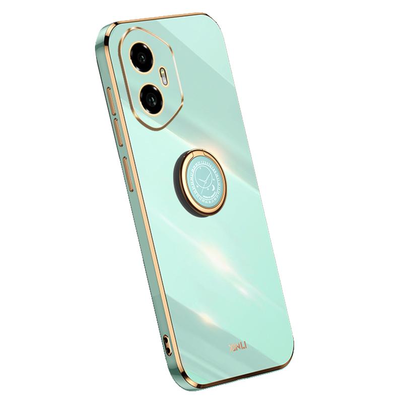 XINLI For Honor 300 Case Ring Kickstand Electroplating TPU Phone Cover