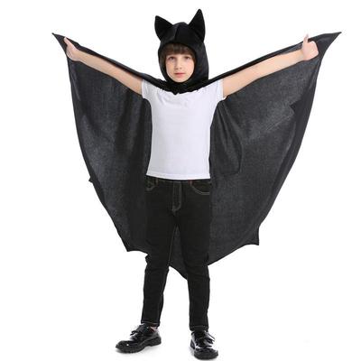 Kinder Halloween Fledermaus Kapuzenumhang Umhang Vampir Kostüm
