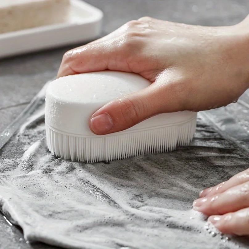 Spazzola per Strofinare i Vestiti Multifunzionale Setola Morbida Spazzola per Scarpe Domestica Minimalista Spazzola per Lavanderia Forniture per la Pulizia