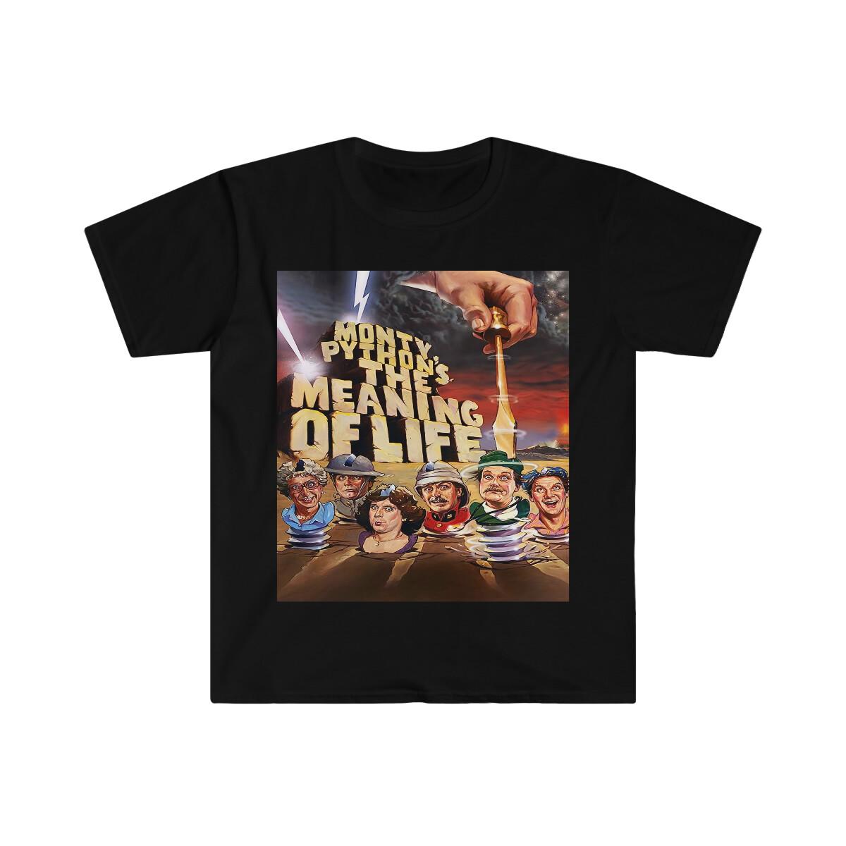 Unisex Cotton T-Shirt Mens Womens Tees Top. Monty Python s. The Meaning Of Life 2XL