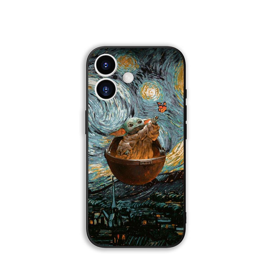 For Apple iPhone 16 15 14 Plus 13 12 Mini 17 Pro Max + 16E Air 16+ ProMax Phone Cover Case Stars Darths Wars Yoda Vader