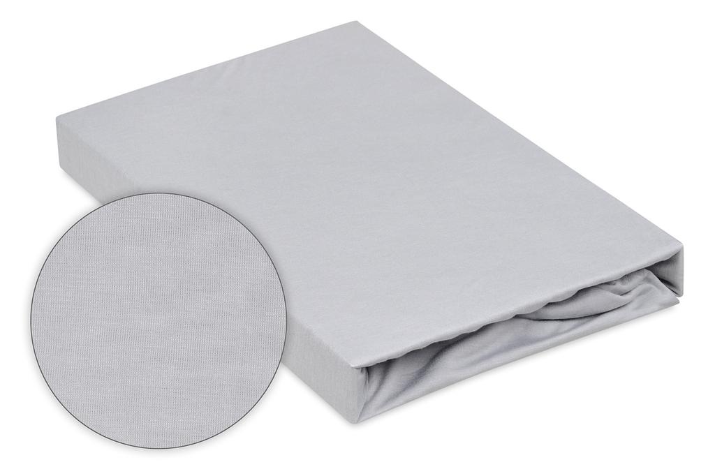 Bamboo Fitted Sheet 190x190, 180x200x20, Gray_42, Matex