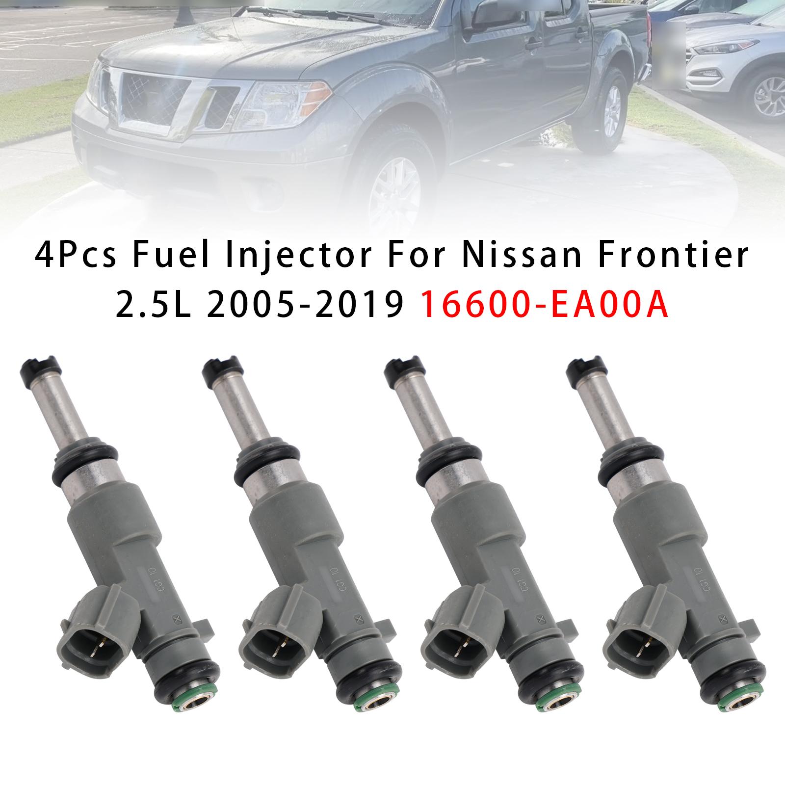 

4Pcs Fuel Injector For Nissan Frontier 2.5L 2005-2019 16600-EA00A