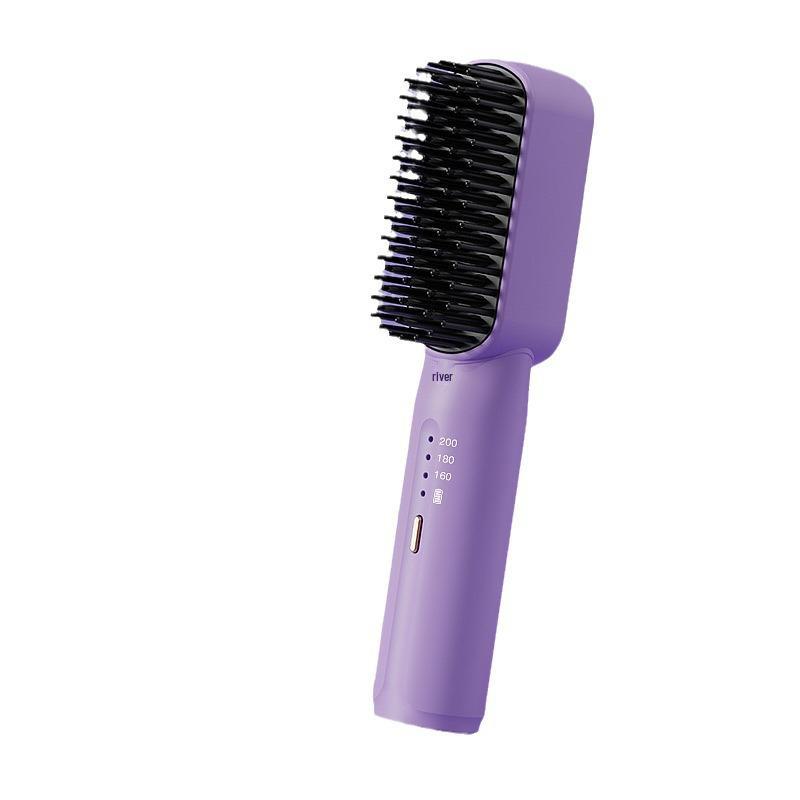 Portable Wireless Hair Straightener & Curler: Rechargeable, Travel-Friendly, Hair-Friendly