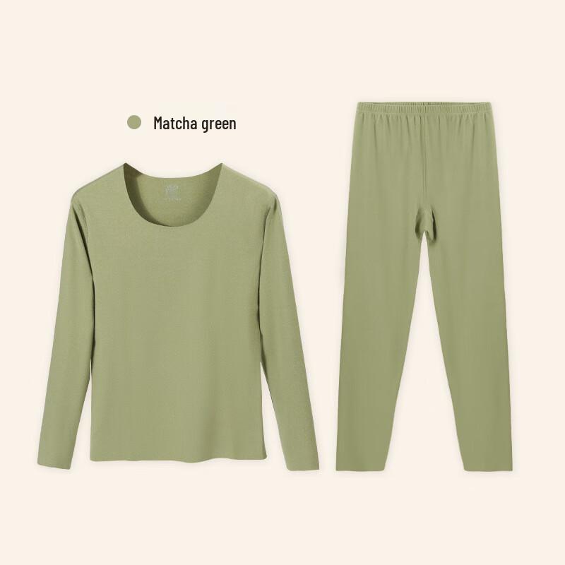 LangSha Men's Cationic Brushed Seamless Thermal Underwear Set NY2127