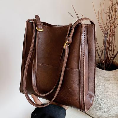 Premium Sense Bag Large Capacity Women'S Fashion Simple Shoulder Underarm Tote Bag