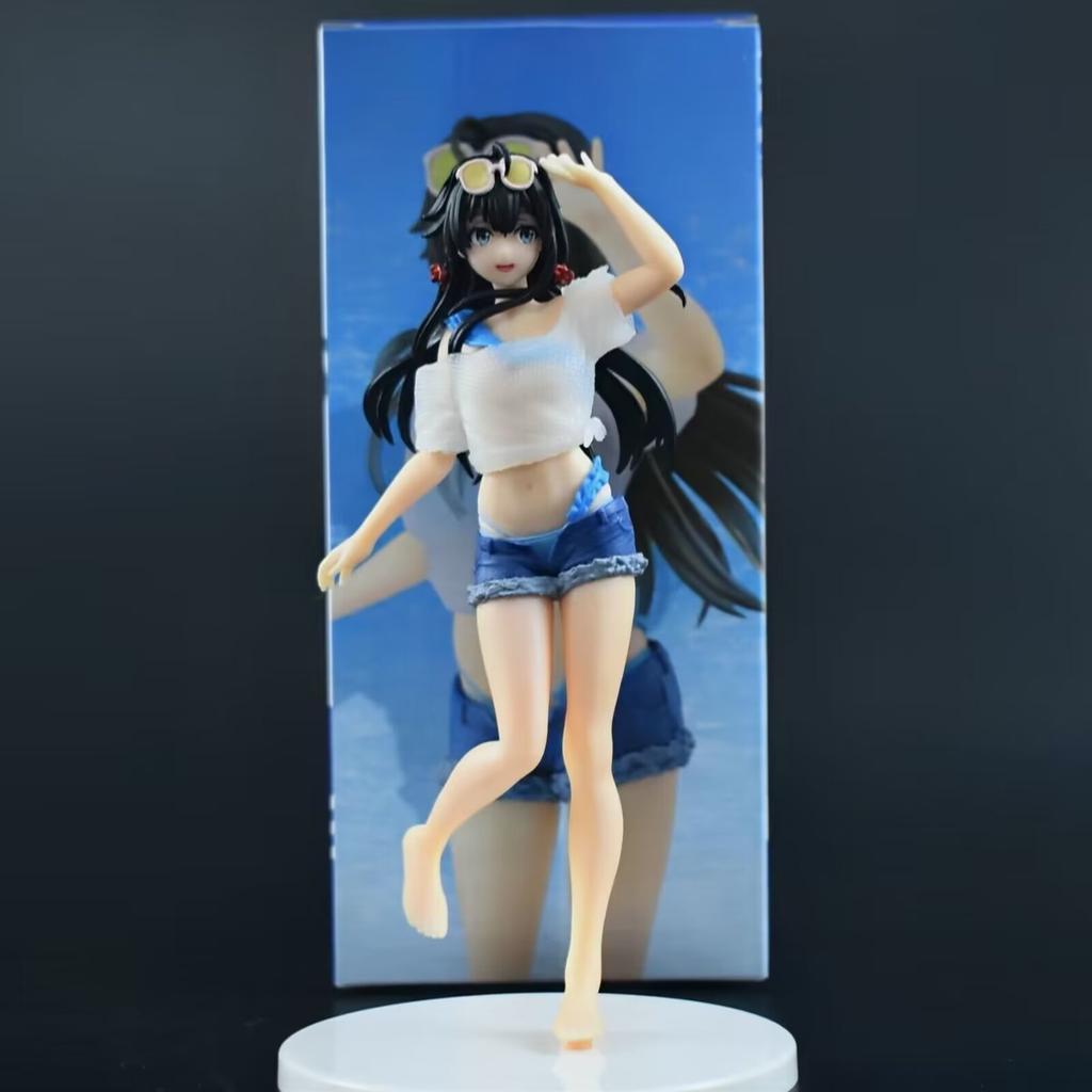 18CM Yukinoshita Yukino Coreful Figure T-Shirt Swimsuit Ver Yahari Ore no Seishun Love Comedy wa Machigatteiru Kan Doll Toys