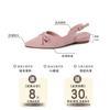 French retro exquisite pointed bow bag head sandals women's 2025 summer new temperament versatile outer wear single shoes