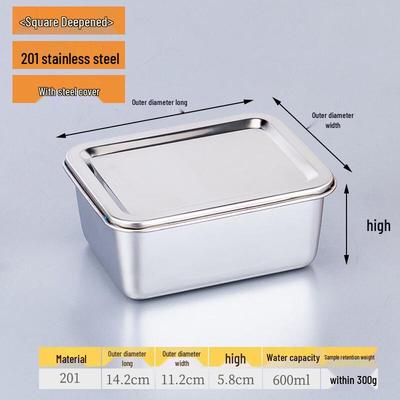 Stainless Steel Food Sample Storage Boxes