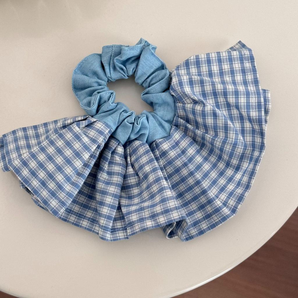 Large Big Hair Bands for Girls Women Ties Accessories Korean Elastic Scrunchie Rubber Vintage Popular Leading Fashion Kpop