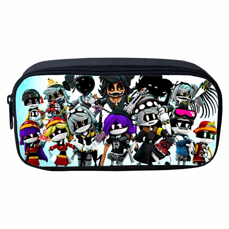Murder Drones Cartoon Pencil Case for Kids - Stylish Storage Stationery Box