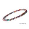 New Blue Malachite Natural Stone Bracelets Women Men Chakra Prayer Mala Buddhist Beads Bracelet Bangle Yoga Strand Charm Jewelry