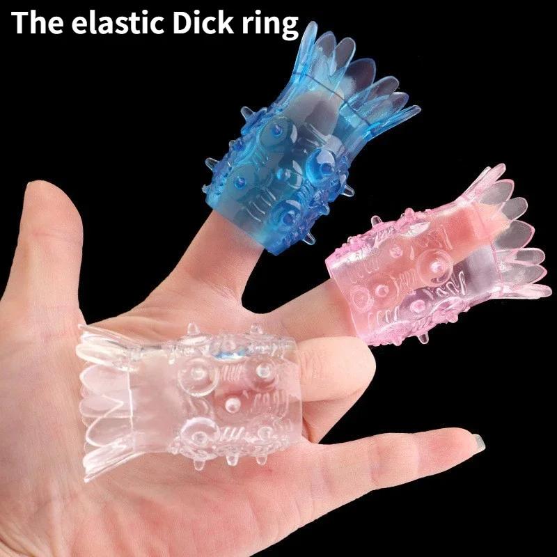 Soft Cock Rings Penis Erection Lock Sperm Men Rings Delay Ejaculation Scrotum Restraint Sex Toys for Men Adult Sex Products