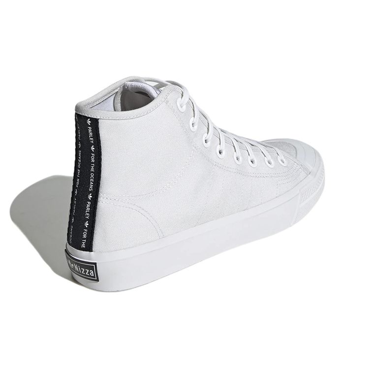 Adidas Nizza Hi Hvit Svart Unisex Sneakers Skyhvit Kjerne-Svart GV7607