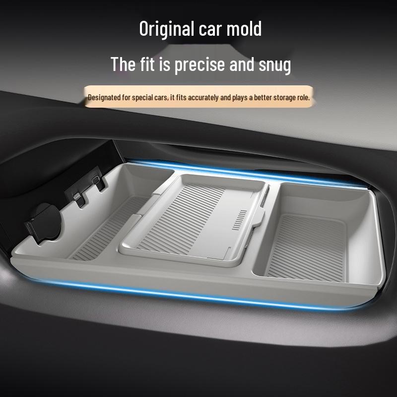 Fits 24 Leapmotor C16/C10 Models: Center Console Lower Storage Box Organizer and Decorative Supplies.