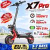 SUNNIGOO X7PRO Elektrische Scooter 3600W Dubbele Motor 60-65km/u 11" Off-Road Band 60KM Bereik IP54 NFC Slot Opvouwbare All-Terrain Escooter