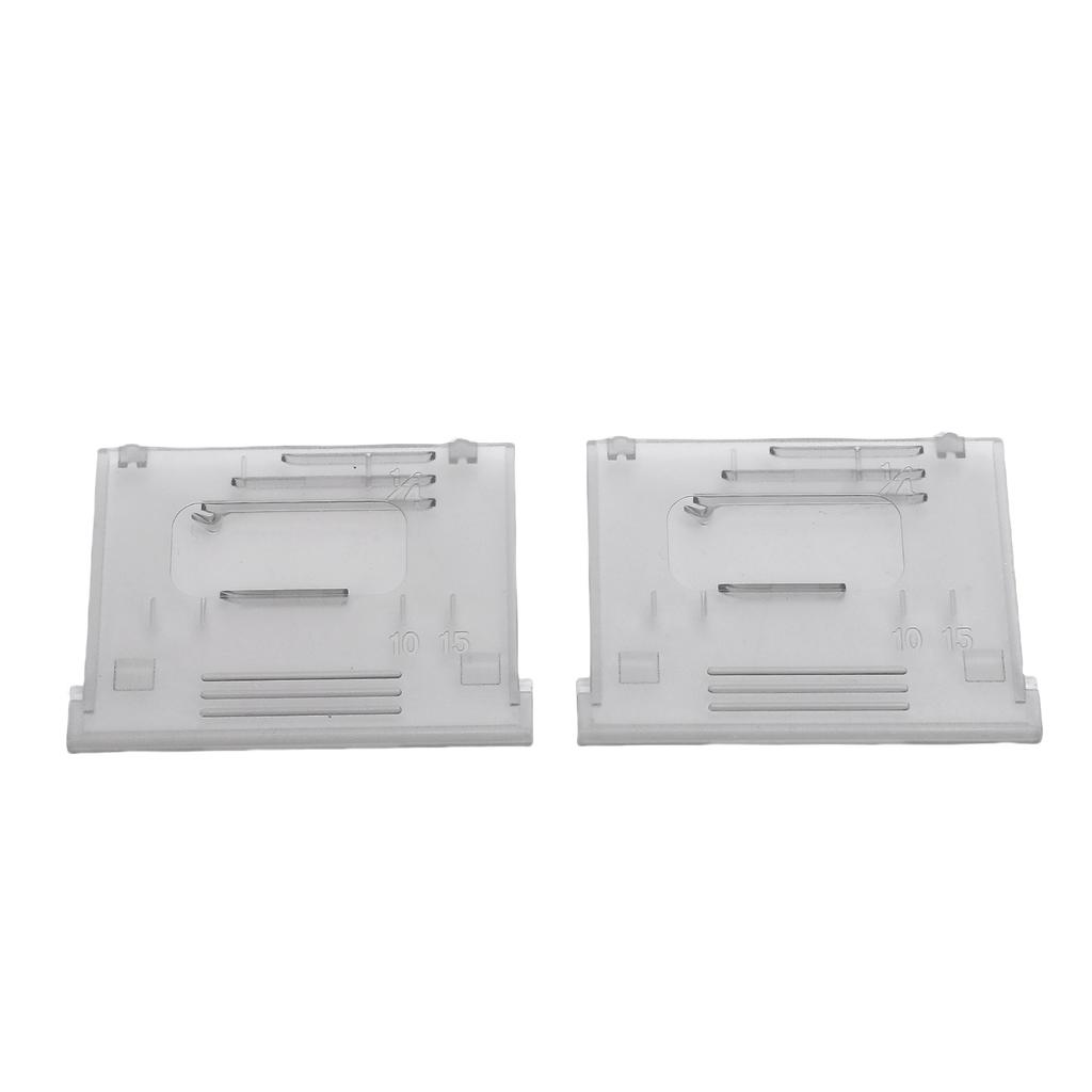 2PCS Bobbin Cover Plates Transparent Plastic Slide Plate Assembly Replacement for BB370 BM2800 BM2800CT BM2800FG