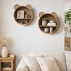 Handmade Imitation Rattan Storage Rack Cute Hanging Storage Basket  Kitchen