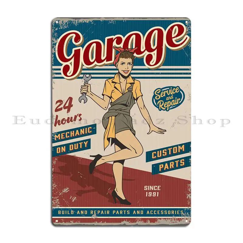 Retro Garage Metal Plaque Wall Designer Wall Decor Club Bar Club Tin Sign Poster 20X30CM