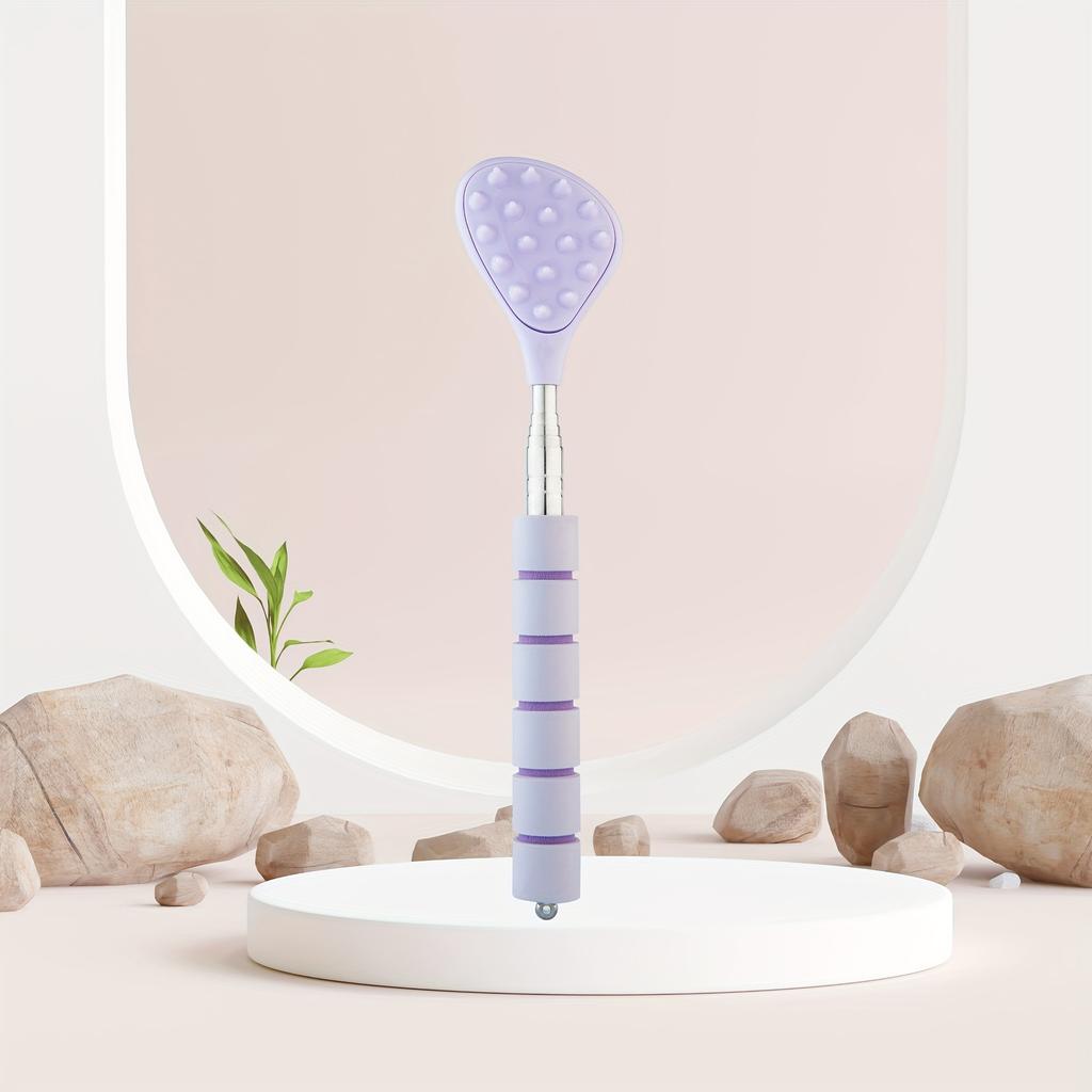 Multi-Color Telescopic Handle Pet Massage Comb, Cat Soothing Itch Brush, Durable Metal and Plastic Grooming Tool for Enhanced Pet Health and Comfort