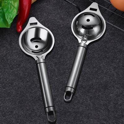 Eiweiß-Trenner, Edelstahl-Werkzeuge, Eier-Eigelb-Filter, Gadgets, Küchenzubehör, Trenntrichter, Löffel, Teiler, Utensilien
