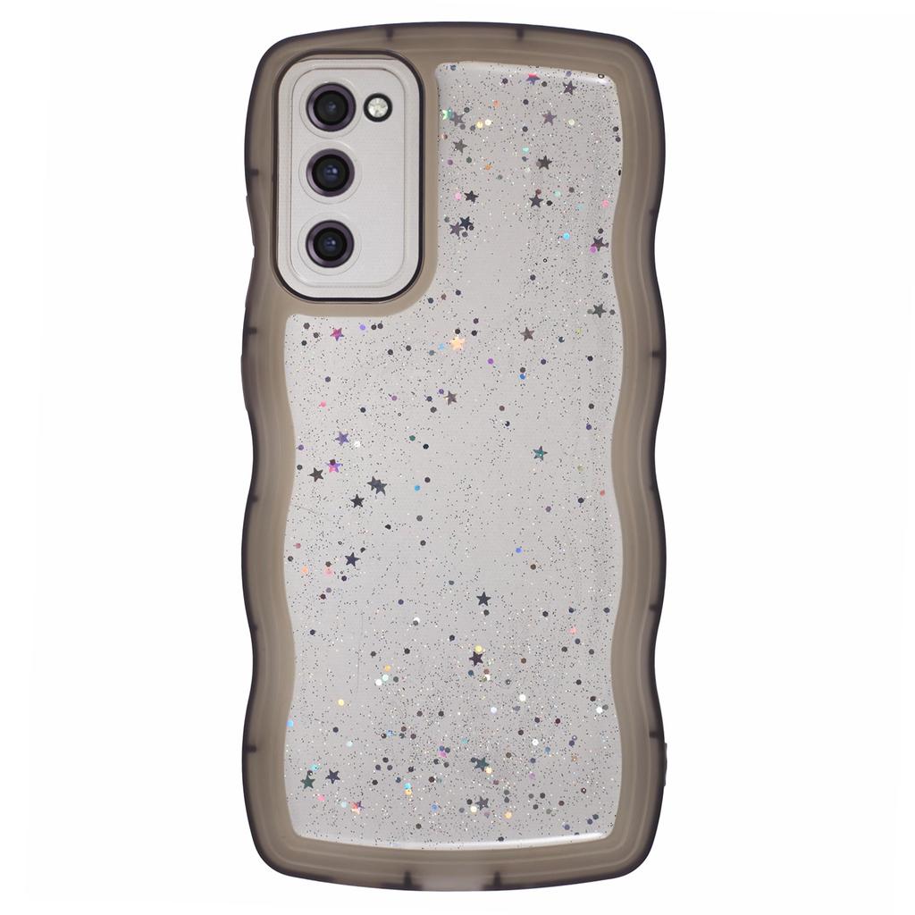 Série JTW para Samsung Galaxy S20 FE/S20 FE 5G/S20 FE 2022/S20 Lite Capa de TPU com Estrelas Brilhantes