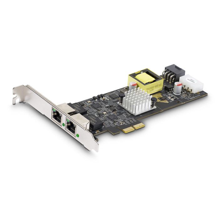 Startech.Com Scheda Di Rete 2.5GbE PoE+ 2 Porte PCI Express Intel I225-V