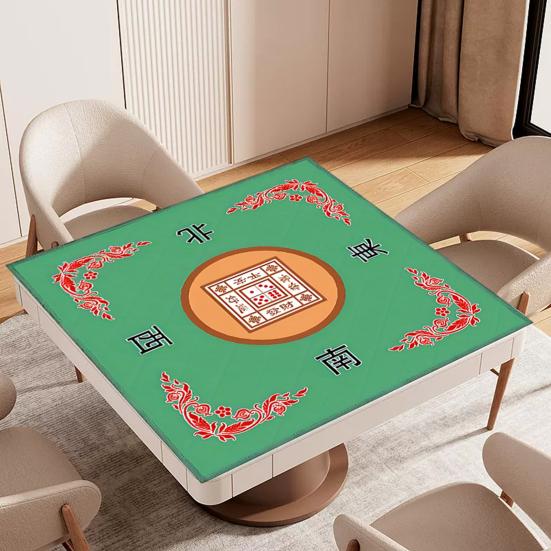 Mahjong Table Mat Poker Domino Mahjong Tile Card Board Game Anti-slip
