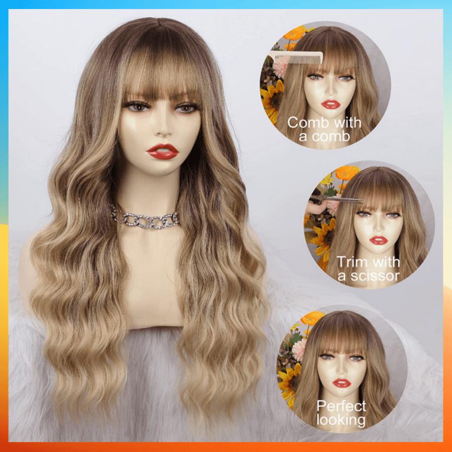 2025 European Fashion Long Curly Wig For Women HW887