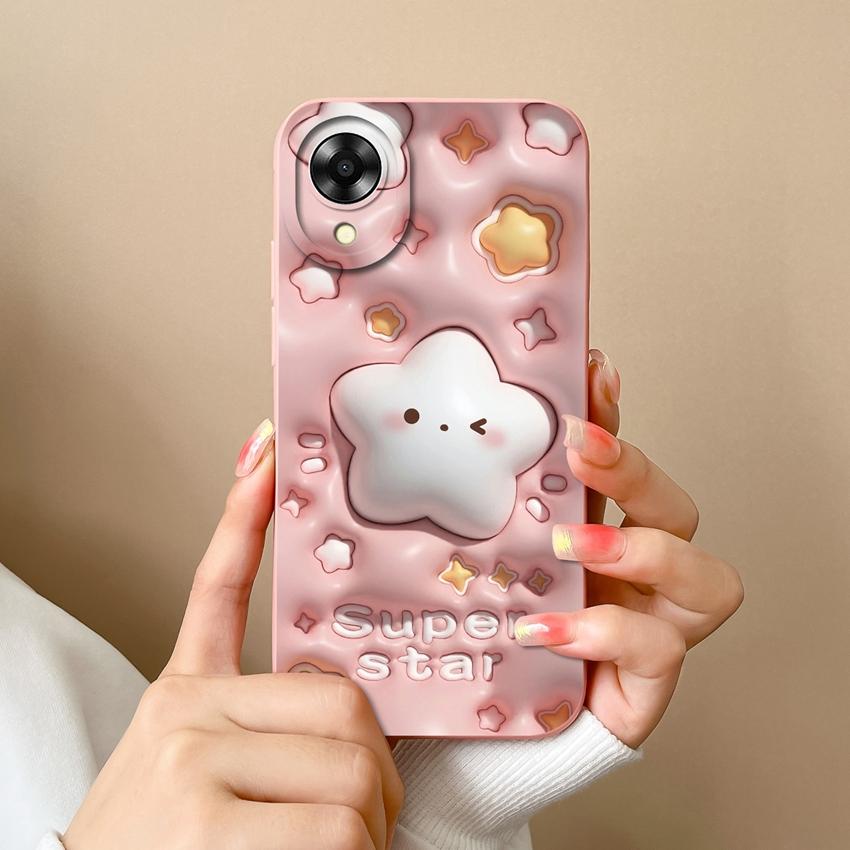 For Oppo A17k A16k A17 A16 A15 A12 A31 A33 A35 A36 A37 A52 A53s A54 A55 Phone Case Playful Boy Girl Pattern Fashion Shell For Oppo Silicone Back Cover
