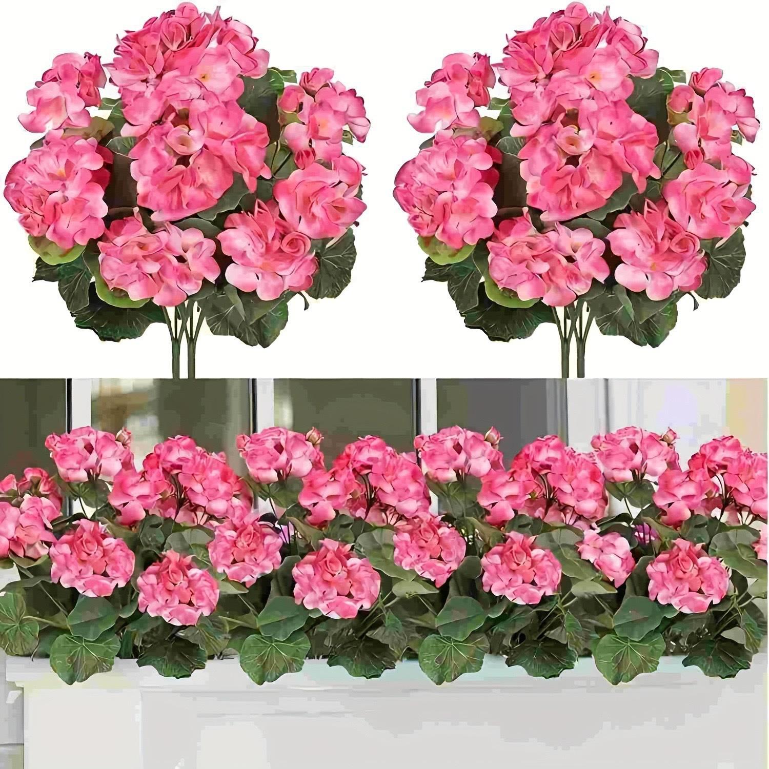 

Яркие красные искусственные бегонии для декора дома и мероприятий 1pc розы красного