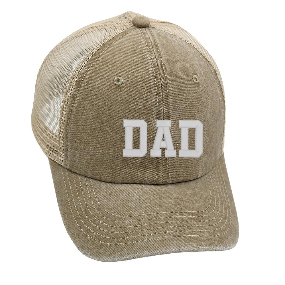 Adjustable DAD MOM Baseball Hats Hip-hop Sunscreen Mesh Hats Washed Distressed Faded Cap Man Women