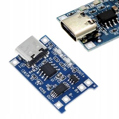 Rosfix Ładowarka Akumulatorów LI-ION – Zasilanie 4,5-5,5V | Prąd Ładowania 1A | Zabezpieczenie Przed Rozładowaniem