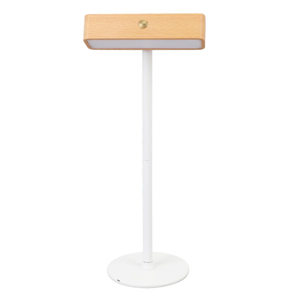 360 Degree Rotation Wall Sconce Rechargeable Warm Light 3000K Dimmable Touch Control Magnetic Wood