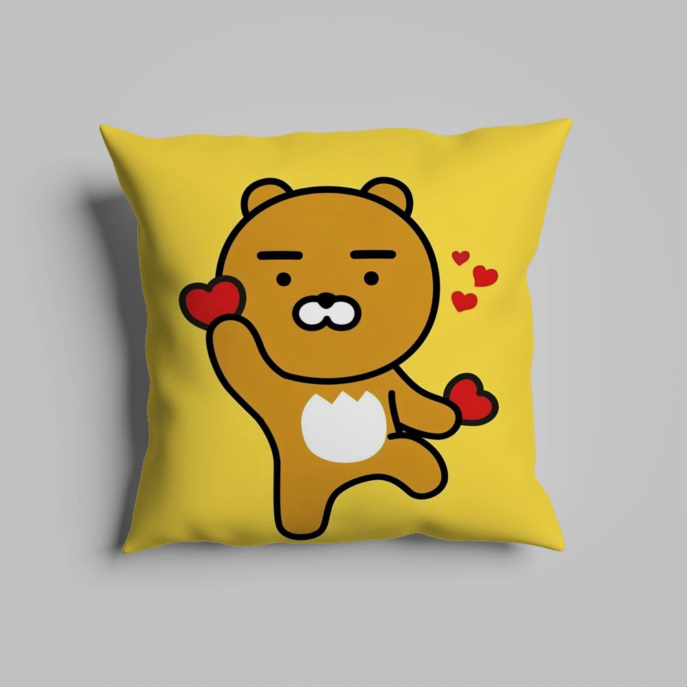Pillow Case luxurious home office, sofa decorative Multi sized car seat cushions, pillowcases Kakao R-Ryan cute cartoon