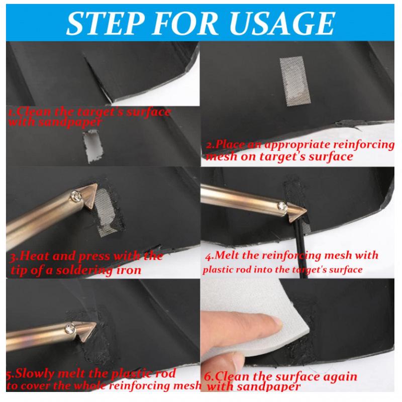 150W Electric Plastic Welding Iron with Power Switch for Car Bumper Repair and Smoothing
