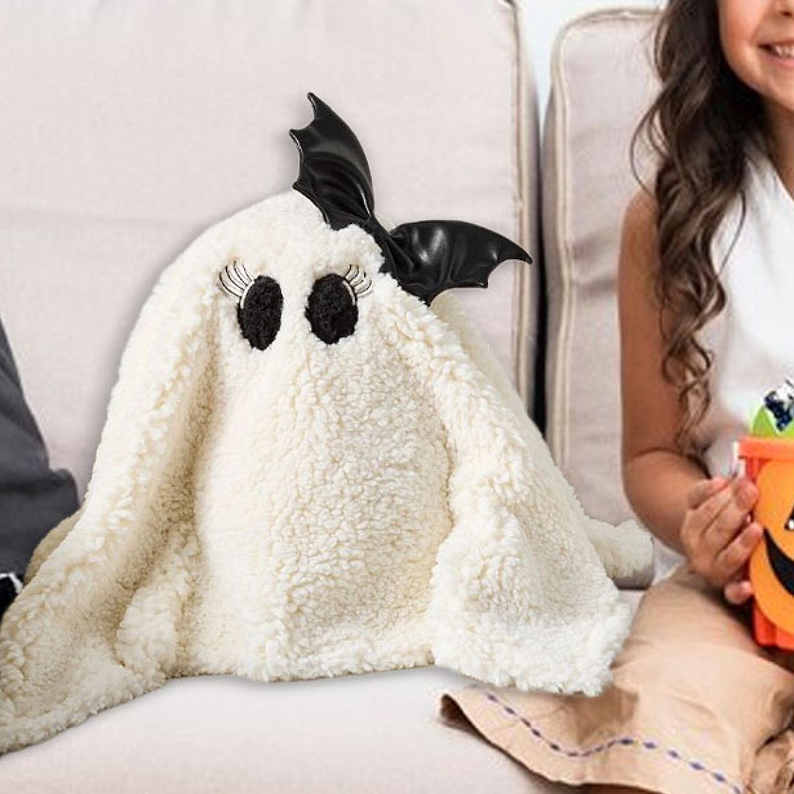 

30 см Призрачная кукла-подушка для объятий, плюшевая игрушка, украшение на Хэллоуин, удобная для дивана в спальне