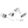 Throttle Cable Bracket Spring Car Carburetor Throttle Cable Bracket with Dual Return Spring Set Stainless Steel Parts