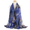 Tie Dye Modal Sweatshirt Scarf Fashionable Thin and Versatile Retro and Breathable