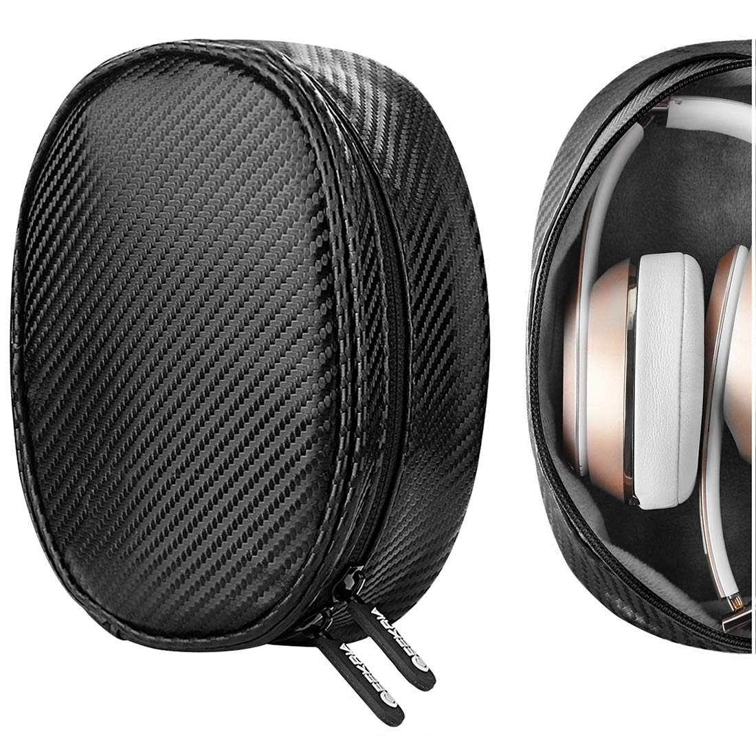 

Чехол для наушников Geekria Case, сумка для путешествий, совместимая с Beats By Doctor Dre, Beats Solo Studio Studio SoloHD, поставляется с чехлом для хранения чёрный