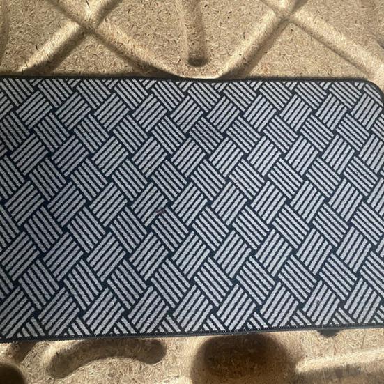Jacquard Entrance Door Mat, Quick-Dry Water Absorbent Floor Mat, Machine Washable Non-Slip Doormat for Entrance Bathroom Kitchen