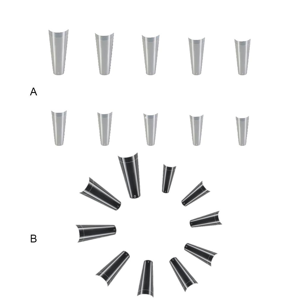 500 Stuks Nagels Kunst Acryl Manicure Lang Nep Gel Ballerina DIY Extensions Decoraties Accessoires voor Meisjes Salon