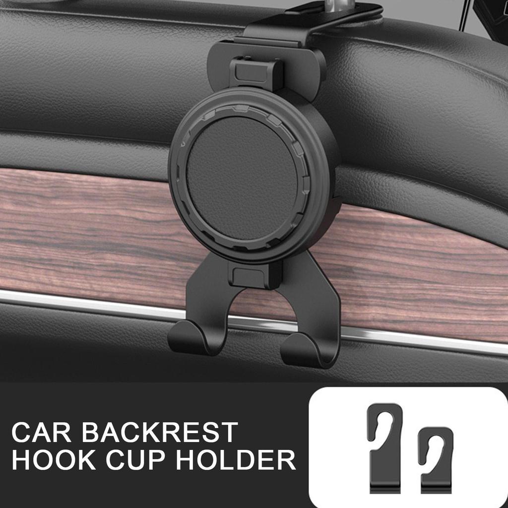 For Most Cars On The Market Back Seat Cup Holders For Cars Automotive Storage Accessories Car Seat Hooks For Headrest For Travel