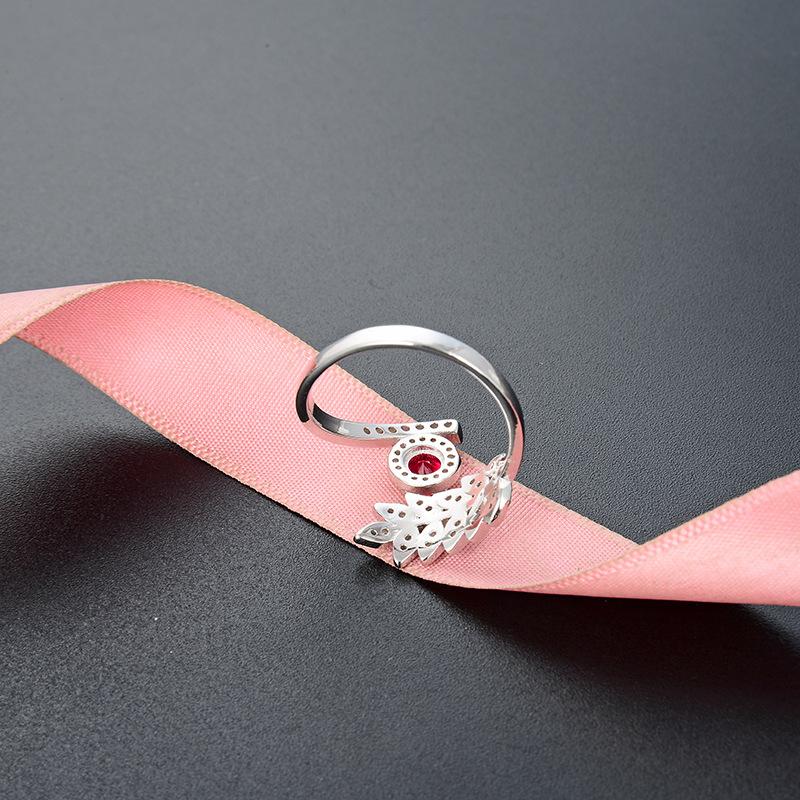 Lindon Classic 925 Sterling Silver Zircon Ring Ladies Jewelry Wedding Promise Party Gift