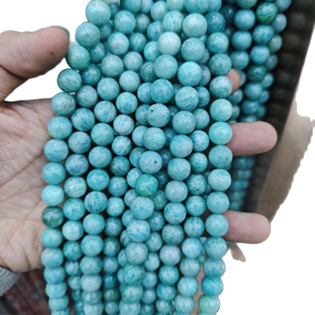 Jade Amazonite Round Beads - DIY Jewelry Accessories & Buddhist Beads