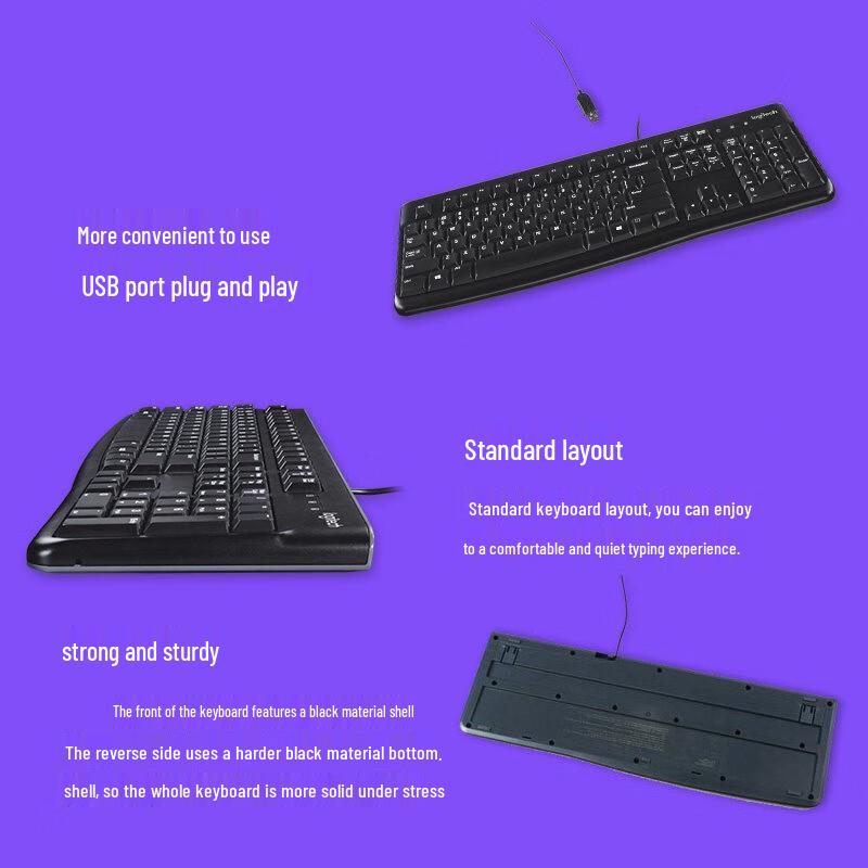 Tastiera da ufficio cablata Logitech K120