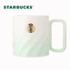 Ceramiczny kubek Starbucks z miętowo-zielonym emblematem