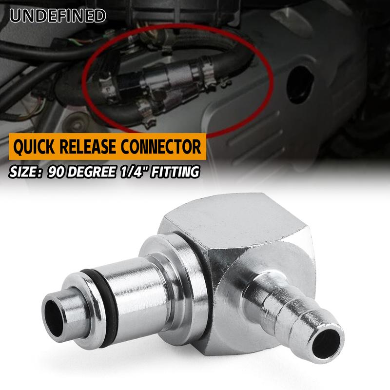 For Ducati 996 BMW R1200GS Triumph 1/4“ 5/16" 3/8“ Male 90 Degree Gas Fuel Line Hose Quick Release Disconnect Coupling Coupler