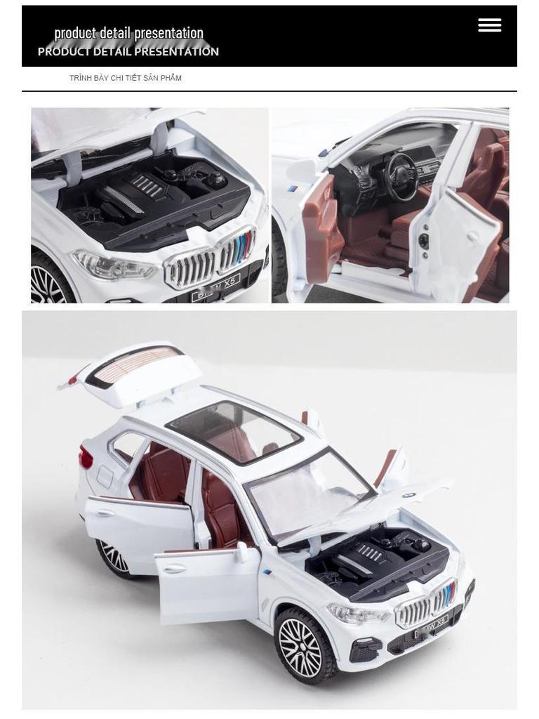 Boxed New Ao X5 1:32 Alloy Off-Road Car Model Toy with Sound and Light.